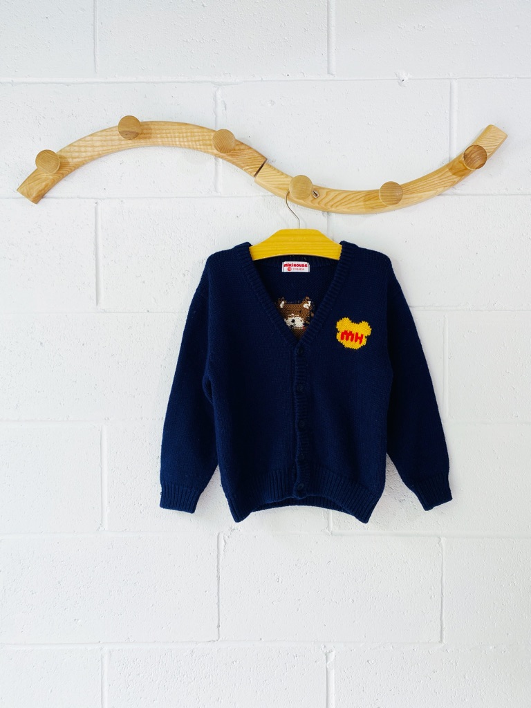 Miki House Teddy Cardigan, 4-5 Years (110)